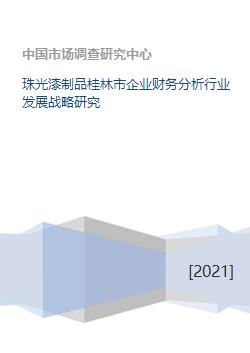 珠光漆制品桂林市企业财务分析行业发展战略研究